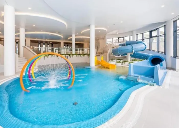 Lägenhet Polanki Aqua Deluxe Nielimitowany Dostep Do Basenow Darmowy Parking Kołobrzeg